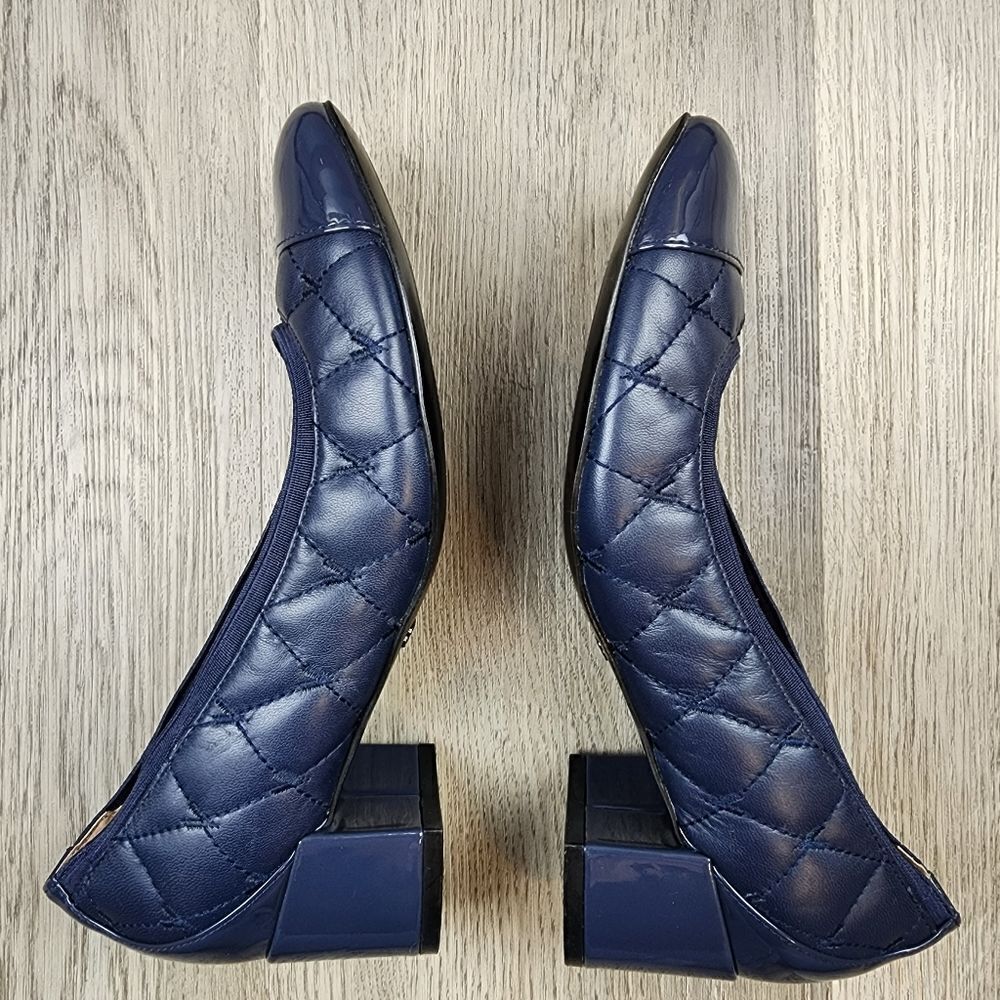 Nwob Vionic Ruby Quilted Leather Block Heel Pumps… - image 8